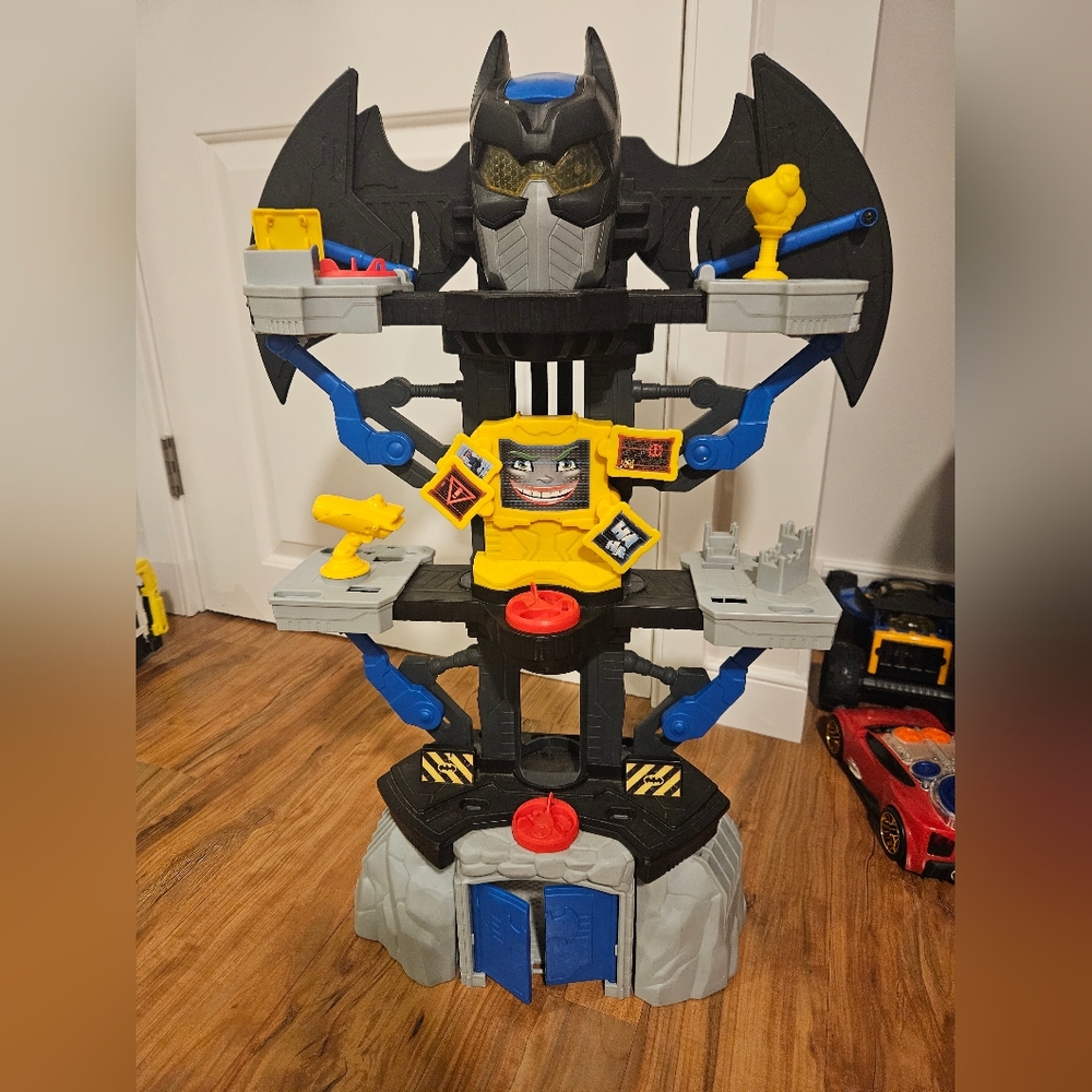 Batman Imaginext Kids Playset with Blue and Yellow Accents
